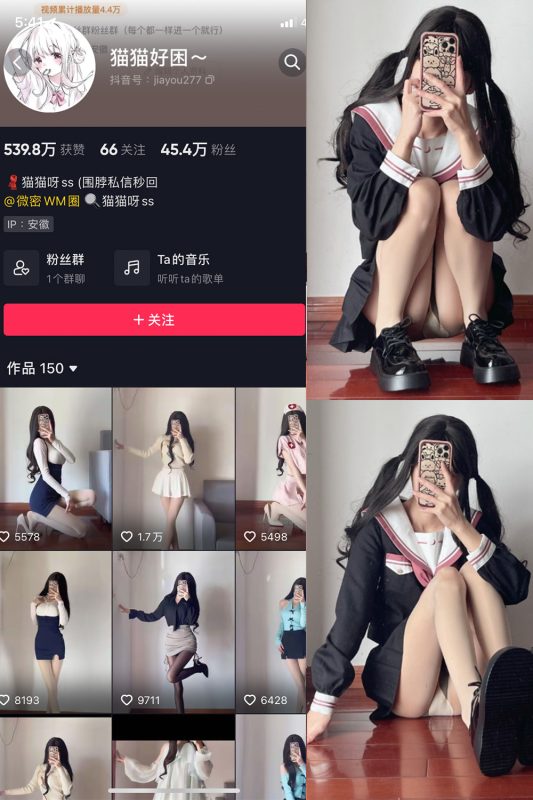 抖音 猫猫好困 微密圈  NO.032期 【25P】最新至：2024.8.29-美图