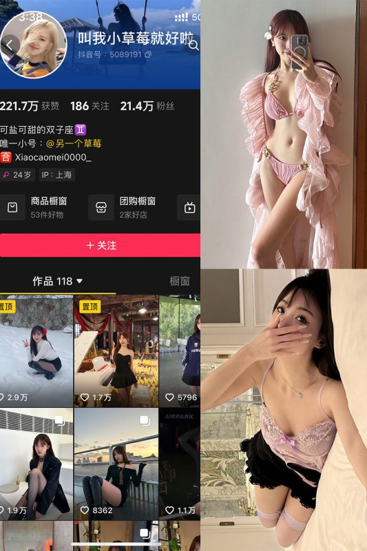 抖音 叫我草莓就好啦 微密圈 NO.004期 【41P】最新至：2024.10.27-美图