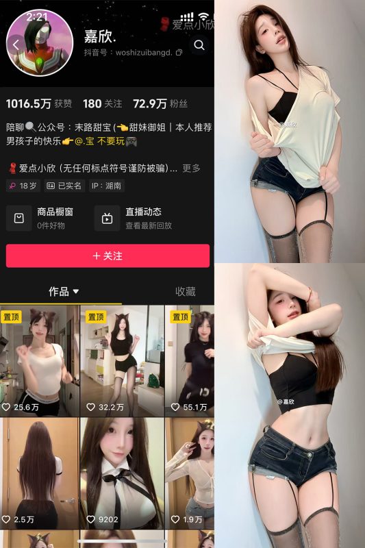 抖音 嘉欣 微密圈  NO.002 【17P6V】-美图
